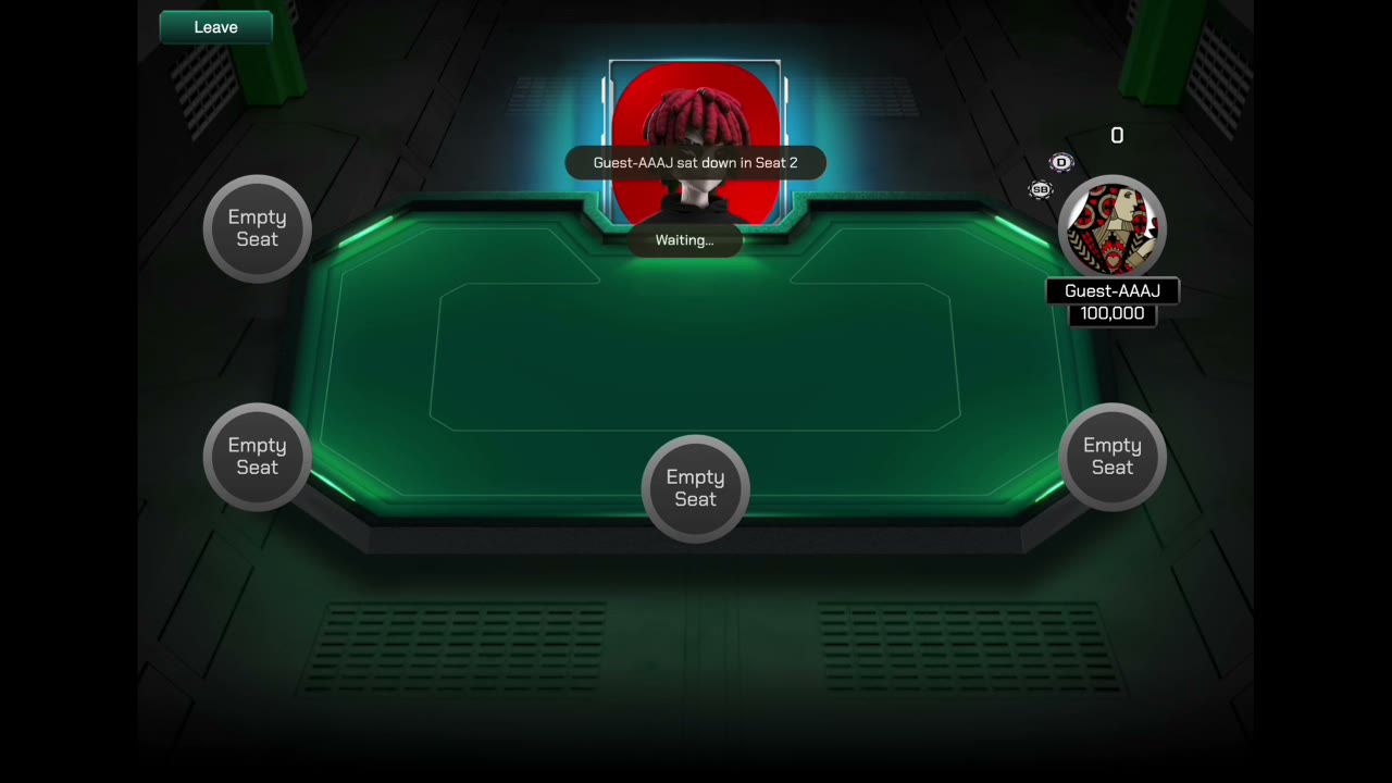 DField Poker · multiplayer poker table